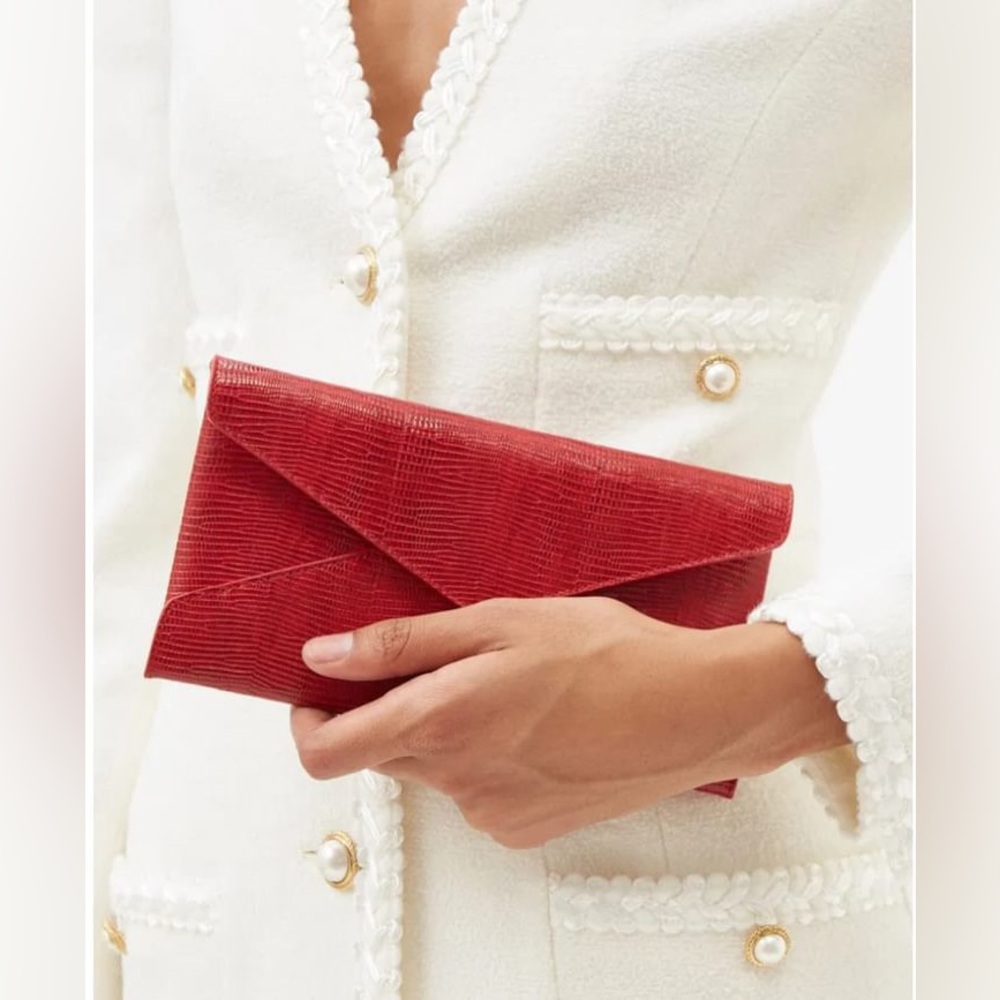 Ysl pochette paloma j Sahara tejus print new poppy flower clutch bag